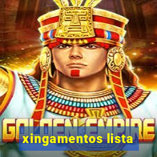 xingamentos lista